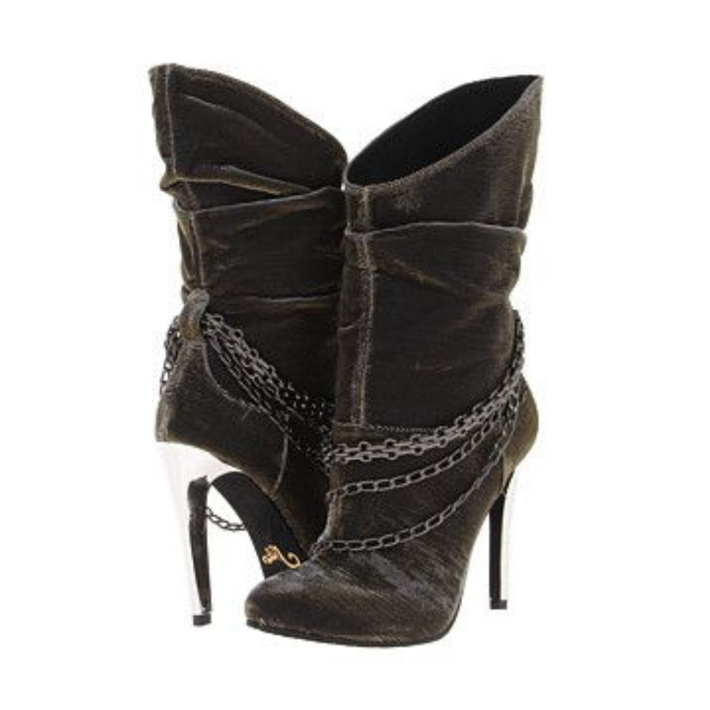 Vogue Metallic Gold & Silver Booties